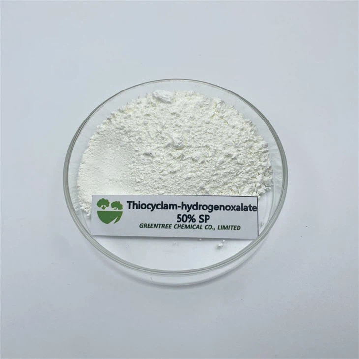 CAS رقم. 31895-21-3 مبيد حشري Thiocyclam Hydrogen Oxalate 87 بالمائة TC 50 بالمائة SP