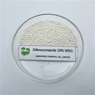 مبيد الفطريات ديفينوكونازول 10% حبيبات Wdg C19H17Cl2N3O3 للبيع